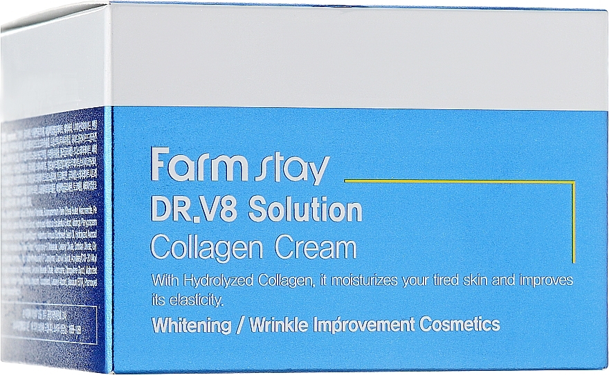 Brightening Anti-Wrinkle Face Cream with Collagen - FarmStay DR.V8 Solution Collagen Cream — photo N3