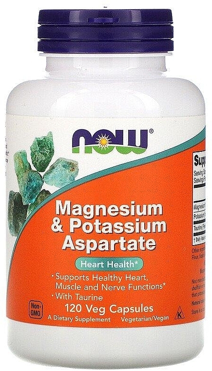 Dietary Supplement "Magnesium & Potassium Aspartate" - Now Foods Magnesium & Potassium Aspartate — photo N4