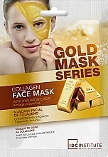 Hydrogel Face Mask with Collagen and Hyaluronic Acid - IDC Institute Gold Mask Series Collagen Face Mask — photo N5