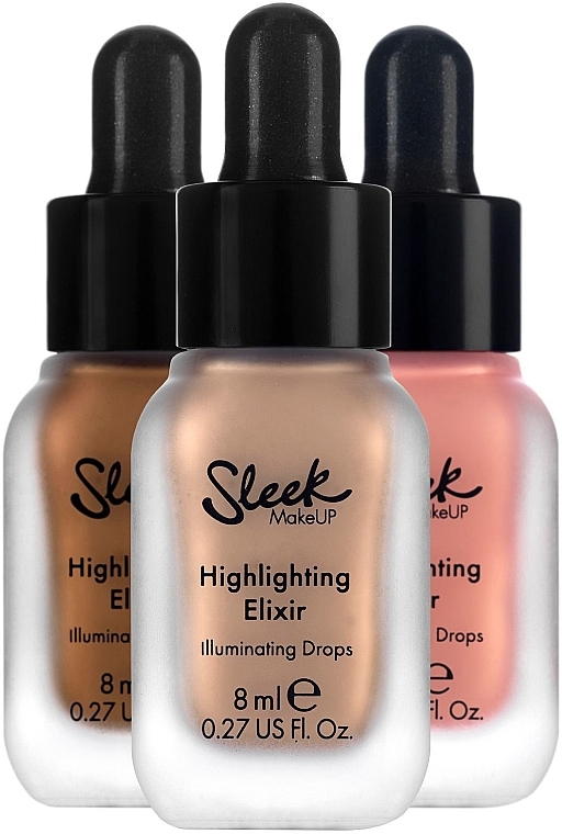 Liquid Highlighter - Sleek MakeUP Highlighting Elixir Illuminating Drop — photo N12