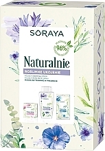 Fragrances, Perfumes, Cosmetics Set - Naturalnie (day/cream/50ml + micel/water/200ml + mask/15g)