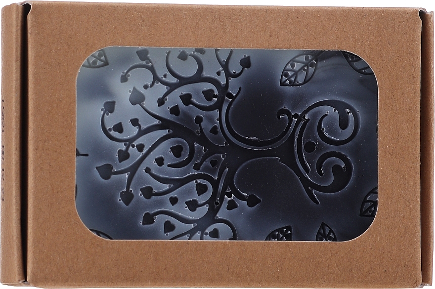 Solid Soap 'Activated Charcoal', Wood - Wooden Spoon Bar Soap — photo N3