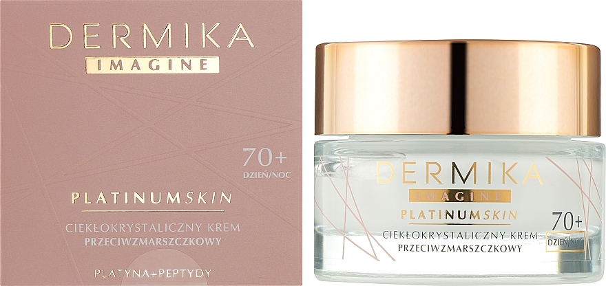 Anti-Wrinkle Face Cream - Dermika Imagine Platinum Skin 70+ — photo N6