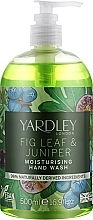 Fragrances, Perfumes, Cosmetics Fig Leaf & Juniper Hand Wash - Yardley Fig Leaf & Juniper Moisturising Hand Wash