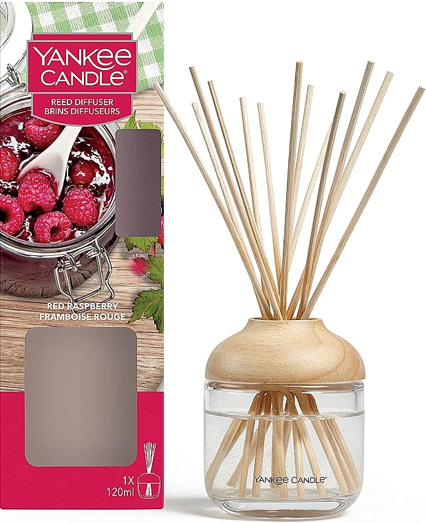 Aroma Diffuser "Red Raspberry" - Yankee Candle Reed Diffuser Red Raspberry — photo N1