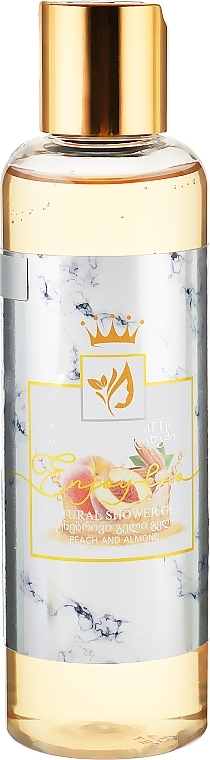 Natural Shower Gel "Peach & Almond" - Enjoy & Joy Eco Peach and Almond Shower Gel — photo N1