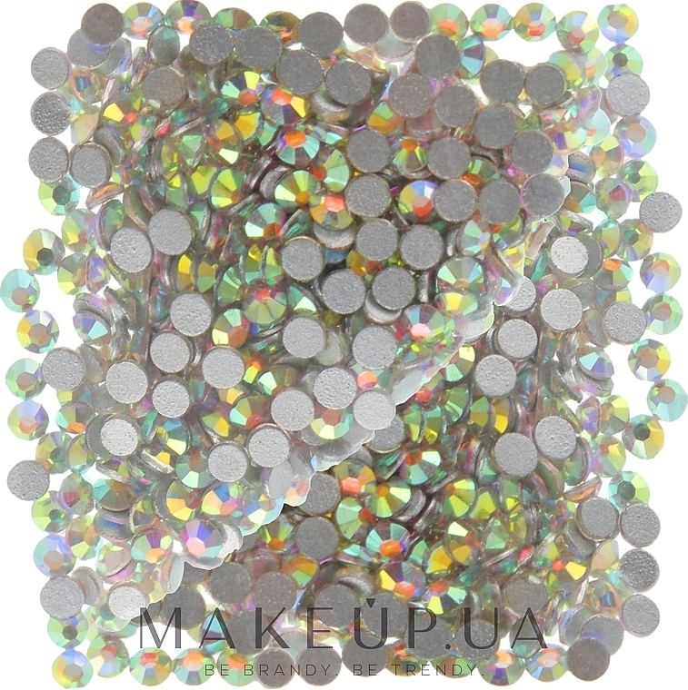 Decorative Nail Crystals 'Crystal AB', size SS 04 - Kodi Professional — photo N1