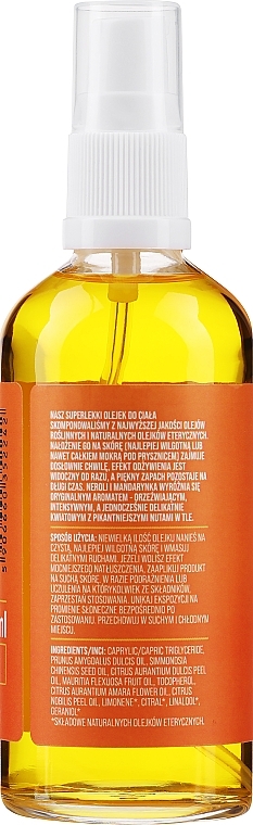 Body Oil "Neroli & Mandarin" - Cztery Szpaki — photo N2