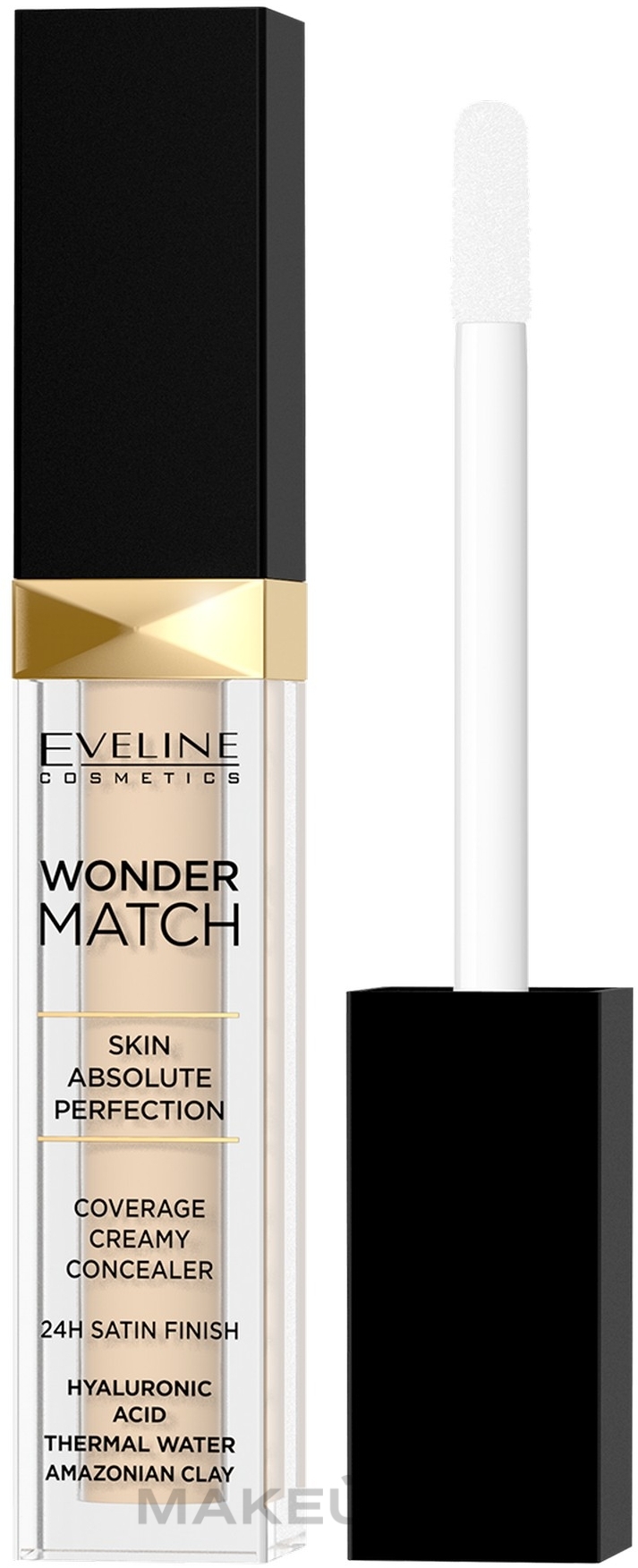 Concealer - Eveline Cosmetics Wonder Match Coverage Creamy Concealer — photo 01 - Light