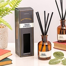 Fragrance Diffuser - Paddywax Apothecary Glass Reed Diffuser Tabacco & Patchouli — photo N5