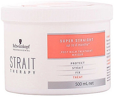 Straightening Mask - Schwarzkopf Professional Strait Therapy Post Treatment Balm — photo N1