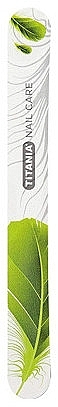 Feather Nail File, 17.8 cm, double-sided, 180/220, 1221 B, green - Titania — photo N6