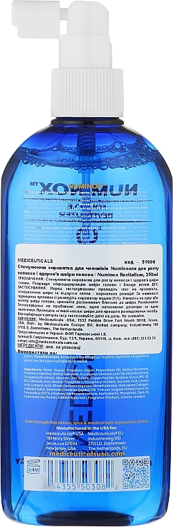 Stimulating Hair Growth & Scalp Health Serum for Men - Mediceuticals Advanced Hair Restoration Technology Numinox — photo N71