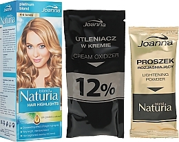 Lightener for Highlighted Hair (4-6 tones) - Joanna Naturia Blond — photo N2