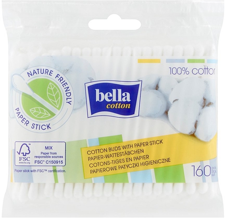 Cotton swabs in Plastic Packaging - Bella — photo N2