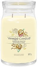 Scented Candle in Jar 'Banfee Waffle', 2 wicks - Yankee Candle Singnature — photo N3
