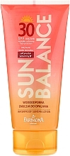 Fragrances, Perfumes, Cosmetics Waterproof Sunscreen Body Emulsion - Farmona Sun Balance SPF30