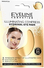 Fragrances, Perfumes, Cosmetics Illuminating Eye Pads - Eveline Cosmetics 24K Gold Illuminating Compress Hydrogel Eye Pads