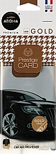 Cellulose Car Aroma 'Gold' - Aroma Car Prestige Card — photo N3