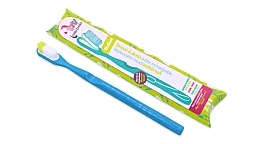 Bioplasty Toothbrush with Replaceable Head, soft, blue - Lamazuna Toothbrush — photo N3