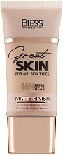 Mattifying Foundation - Bless Beauty Matte Finish Great Skin — photo N1