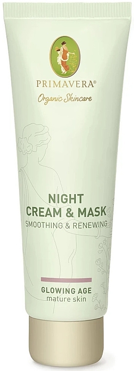 Smoothing & Renewing Cream Mask - Primavera Glowing Age Smoothing & Renewing Night Cream & Mask — photo N6