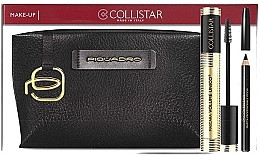 Fragrances, Perfumes, Cosmetics Set - Collistar Mascara Volume Unico (mascara/13ml + kajal/1,2g + pounch)