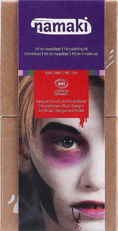 Set, 6 products - Namaki Frightful Halloween Makeup Kit — photo N6