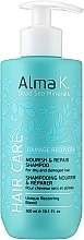 Shampoo for Dry & Damaged Hair - Alma K. Hair Care Nourish & Repair Shampoo — photo N1