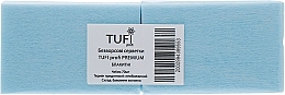 Thick Lint-Free Wipes, 4x6 cm, 70 pcs, blue - Tufi Profi Premium — photo N1