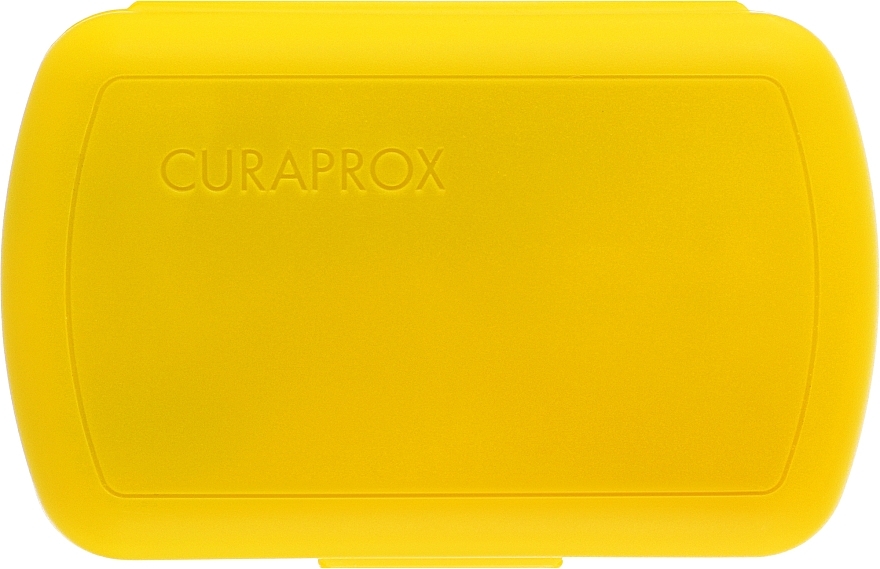 Oral Hygiene Travel Kit, yellow - Curaprox Be You (tbr/1szt + paste/10ml + 2xbrush/1szt + acc + bag) — photo N3