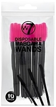 Disposable Set Eyelash Brush Set, 10 pcs - W7 Disposable Mascara Wands — photo N2