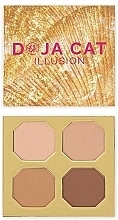 Fragrances, Perfumes, Cosmetics Contour Palette - BH Cosmetics X Doja Cat Illusion Powder Contour Palette