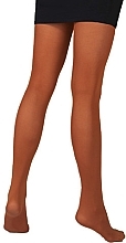 Tina Soft Touch Tights 40 Den, gingerbread - MONA — photo N1
