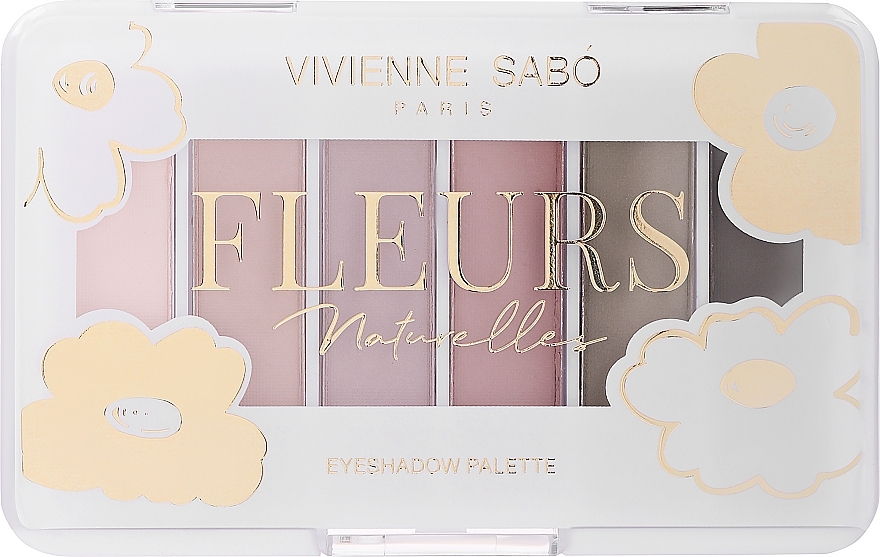 Eyeshadow Palette - Vivienne Sabo Fleurs Naturelles Eyeshadow Palette — photo N2