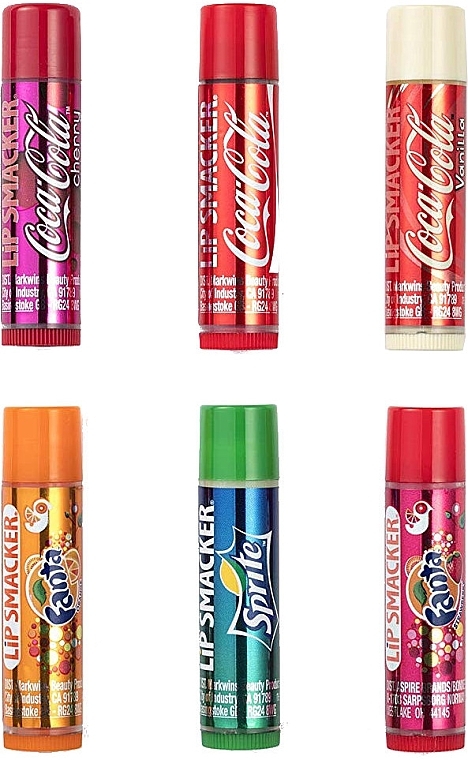 Lip Balm Set - Lip Smacker Coca-Cola Mix (balm/6x4g) — photo N3