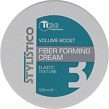Hair Styling Cream Paste - Tico Professional Stylistico Volume Boost Fiber Forming Cream — photo N1