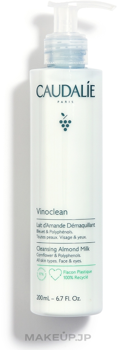 Makeup Remover Almond Milk - Caudalie Vinoclean Cleansing Almond Milk — photo 200 ml