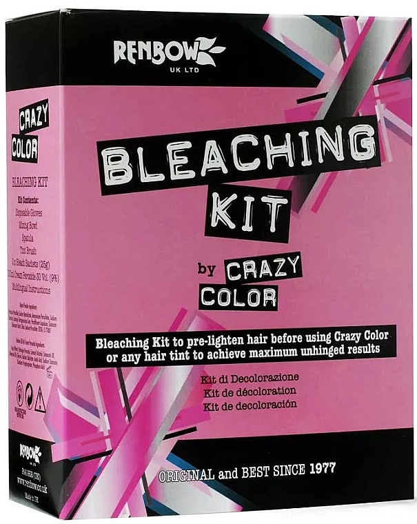 Set, 5 products - Crazy Color Bleaching Kit — photo N1