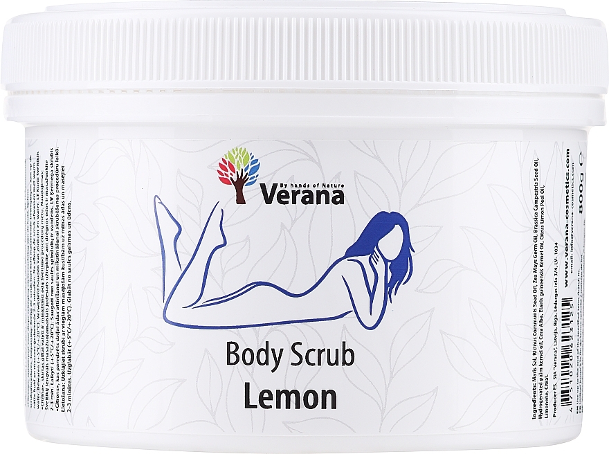 Lemon Body Scrub - Verana Body Scrub Lemon — photo N2