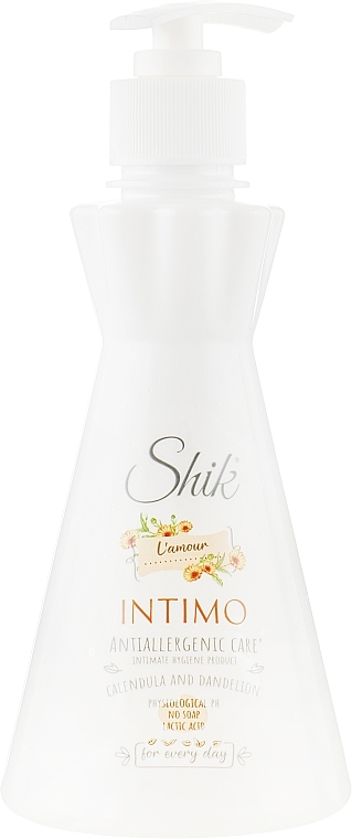 Intimate Wash with Calendula & Dandelion Extract - Shik Intimo Antiallergenic Care — photo N1