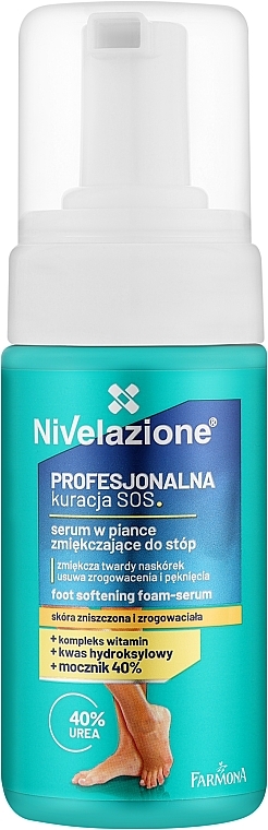 Softening Foot Foam Serum - Farmona Nivelazione Softening Feet Foam Serum  — photo N1