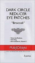 Broccoli Eye Patches - Purederm Dark Circle Reducer Eye Patches Broccoli — photo N2