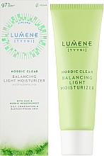 Light Balancing & Moisturizing Face Cream - Lumene Nordic Clear Balancing Light Moisturizer — photo N5