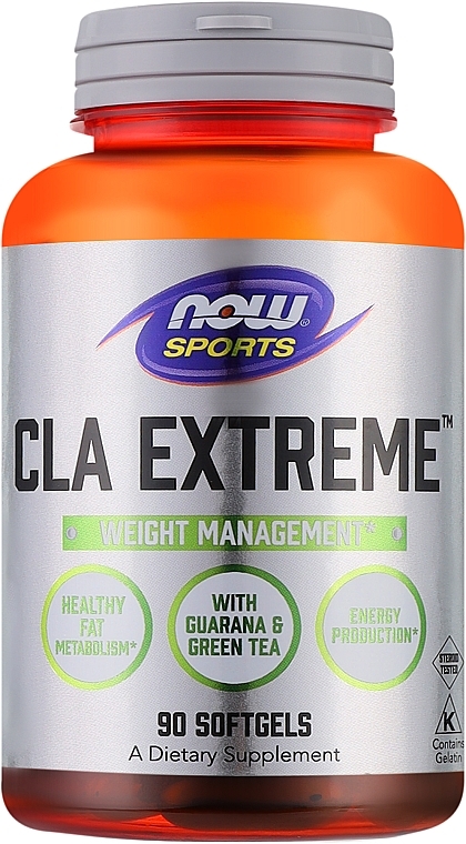 Conjugated Linoleic Acid - Now Foods CLA Extreme With Guarana & Green Tea — photo N1