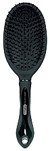 Wide Oval Hair Brush - Titania Hair Care Black Brush — photo N1