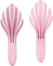 Hair Brush - Wet Brush Go Green Curl Detangler Pink — photo N1
