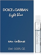 Dolce & Gabbana Light Blue Eau Intense - Eau de Parfum (sample) — photo N8