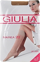 Fragrances, Perfumes, Cosmetics Women Knee Socks "Marea Gambaletto" 20 Den, visone - Giulia