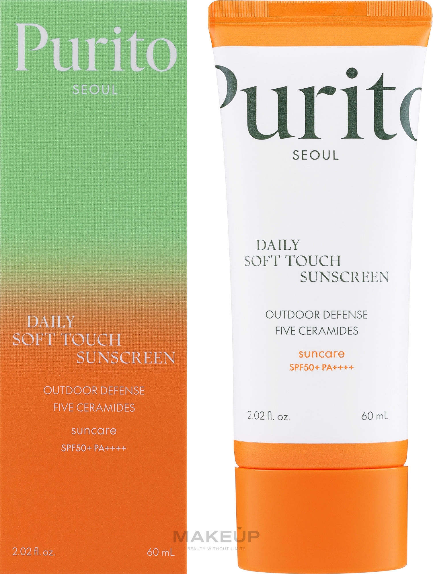 Daily Sunscreen - Purito Daily Soft Touch Sunscreen SPF 50+ PA++++ — photo 60 ml